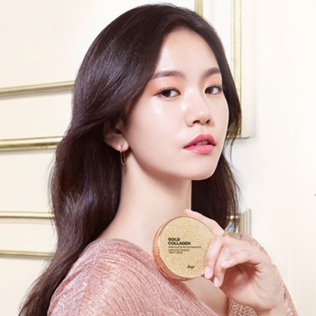 The Faceshop (hàng Mới Về) Kem Nền Collagen Vàng Spf 50 + + 10gr