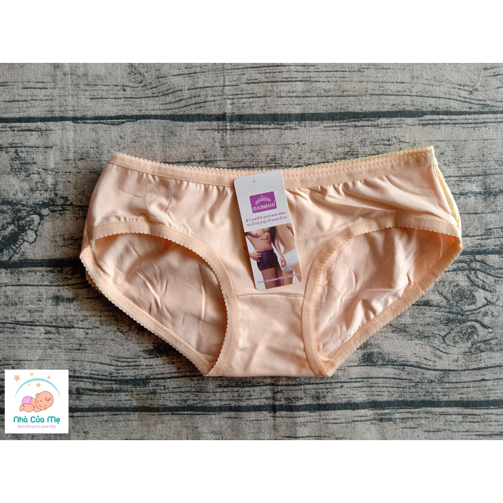 Quần lót thái viền răng cưa cho nữ &lt;58kg chất cotton mịn