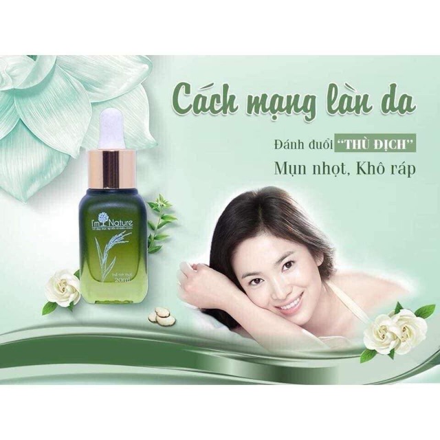 Serum dầu gạo I’M NATURE 20ml – Làm sáng và tái tạo da