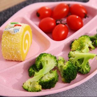 Khay ăn dặm lúa mạch hình cá dễ thương cho bé yêu
