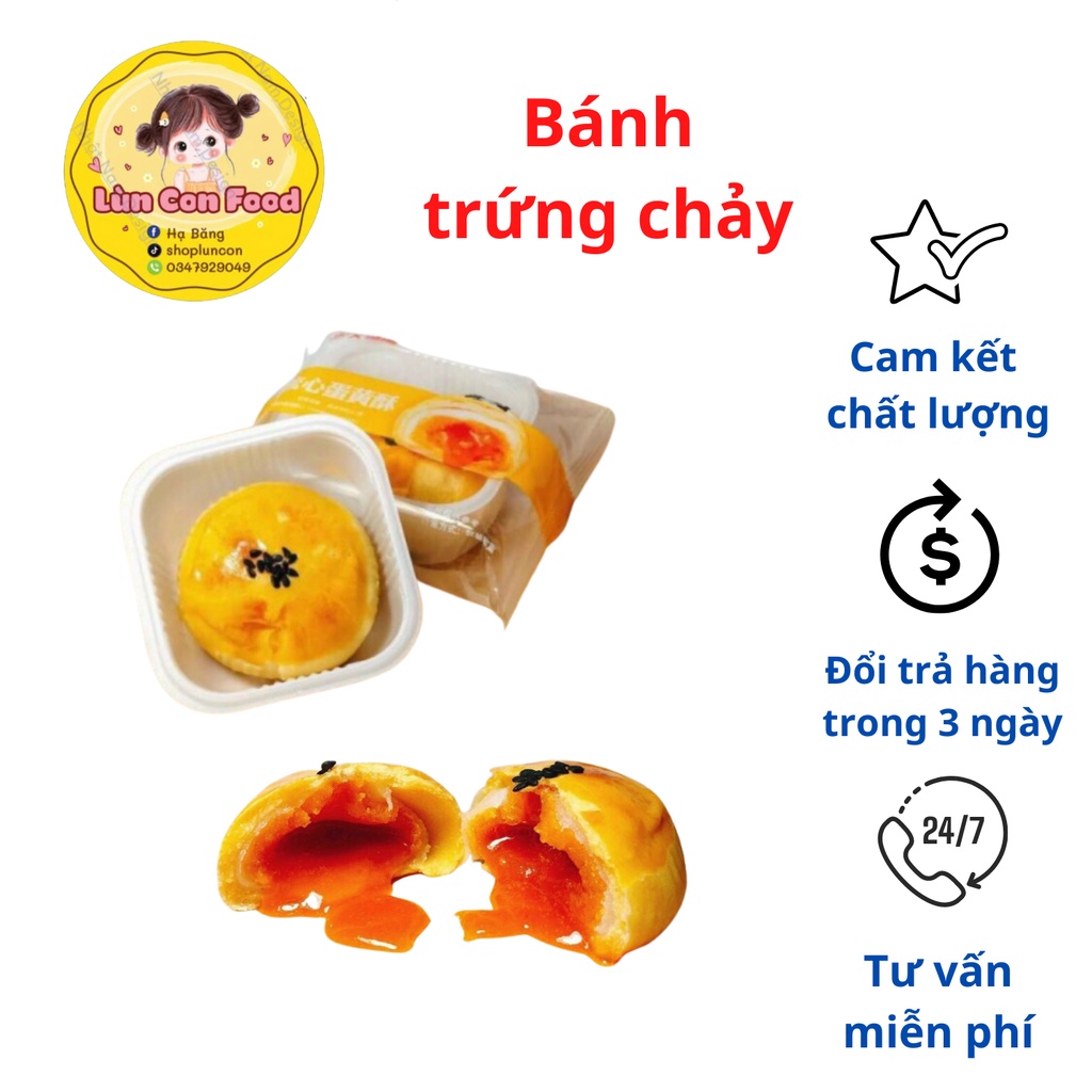 BÁNH PÍA TRỨNG CHẢY NGÀN LỚP ĐÀI LOAN - Lùn Con Food