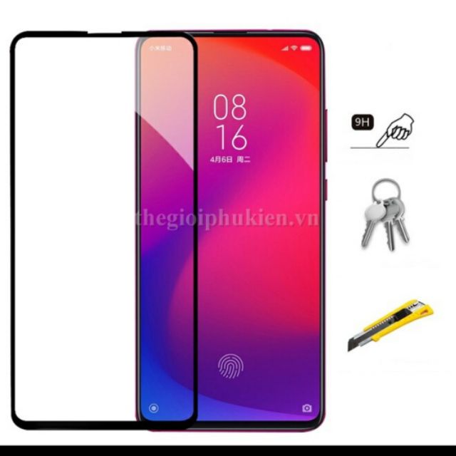Kính cường lực 9D cho Xiaomi Redmi K30/ K30 5GFull keo màn hình