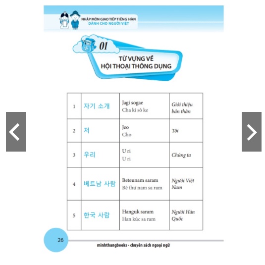 Sách - Nhập môn giao tiếp tiếng Hàn dành cho người Việt