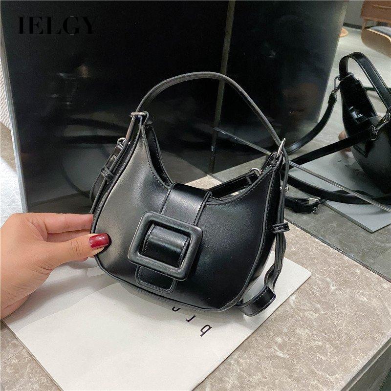 Túi đeo chéo IELGY da PU thời trang dễ phối đồ cho nữ