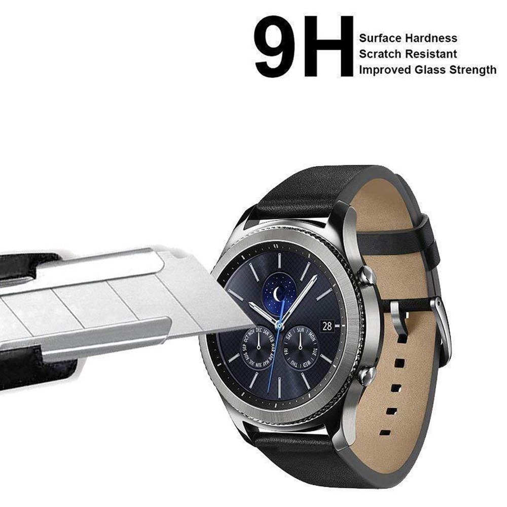 3 Miếng dán cường lực HD 9H trong suốt cho đồng hồ thông minh Samsung Galaxy Watch 46mm 42mm