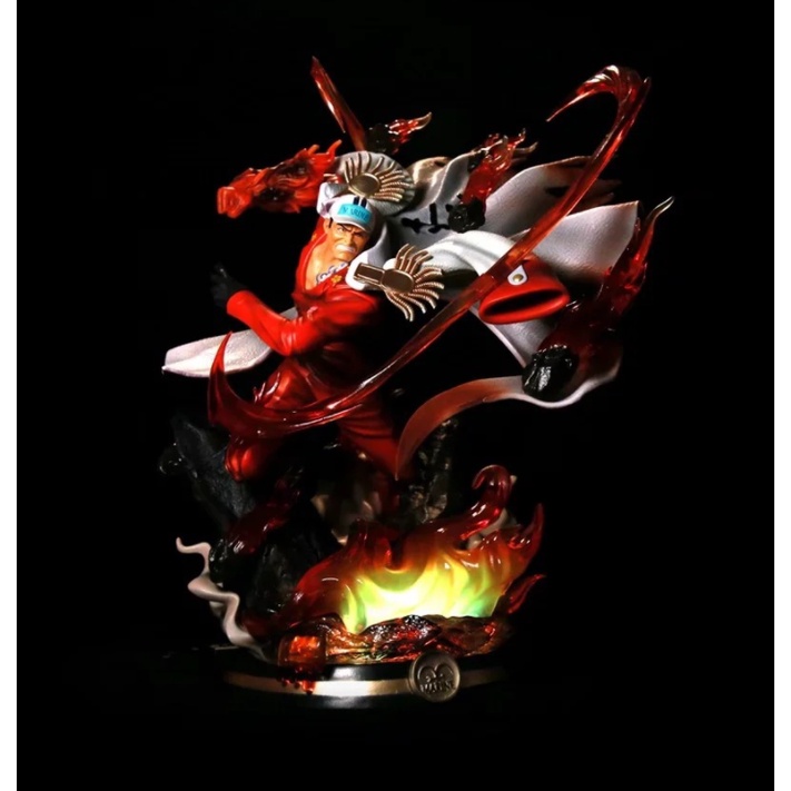 Mô hình Akainu One Piece skill lửa có Led chất lượng cao 38cm