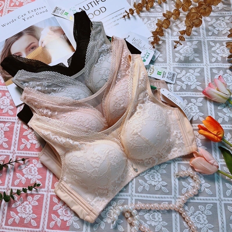 [2020] Áo lót định hình bra BigSize mút mỏng không gọng, nâng ngực chống xệ, gom ngực cực đỉnh có video thật ạ