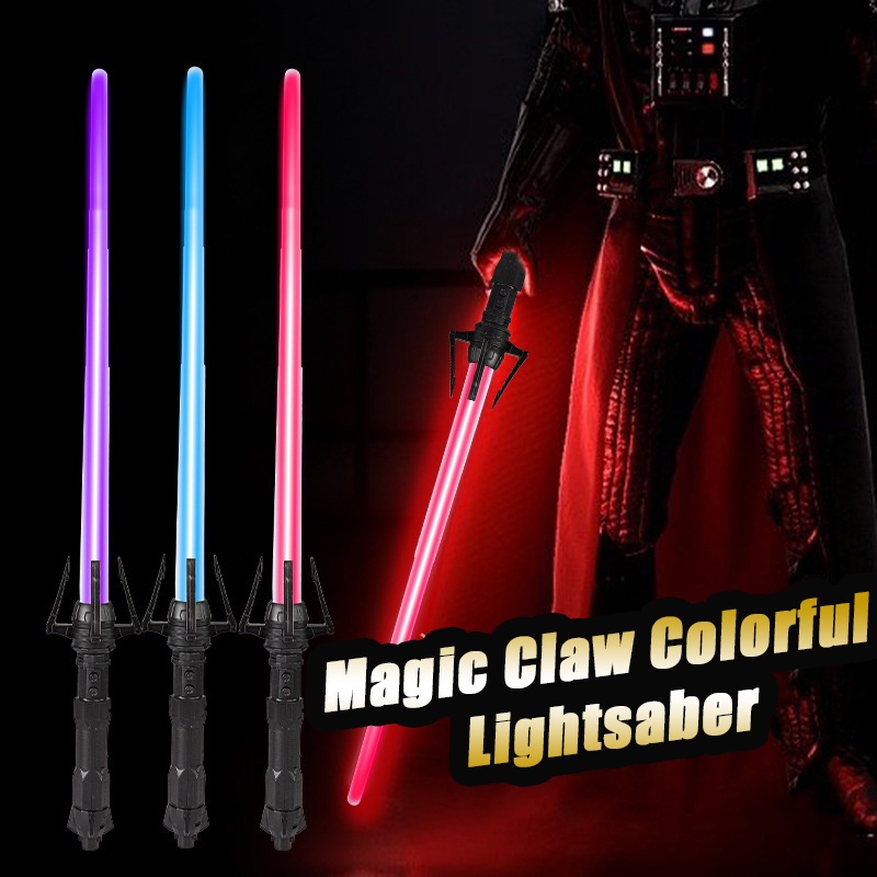 Thanh Kiếm laser Dạ Quang Hai Trong Một Có Thể Thu Gọn Và Kéo Dài Cho Trẻ Em