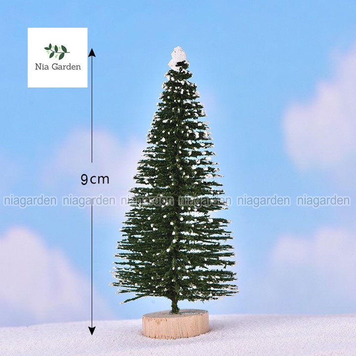 Cây thông Noel mini để bàn trang trí giáng sinh Christmas decor Nia Garden N5