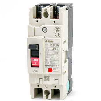 APTOMAT Át khối  2 Pha Mitsubisi MCCB 2P  NF63-SV 2P 3~63A 15kA