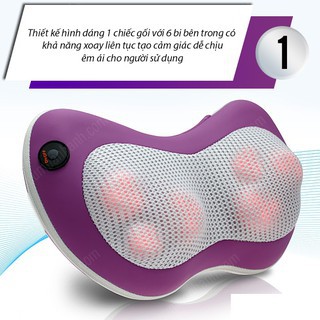 r[dobts]Gối matxa hồng ngoại pillow B189[squishy]z