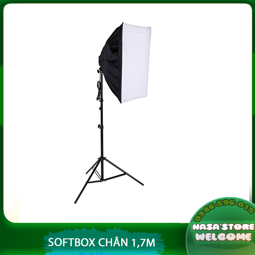 Bộ SOFTBOX chân 1.7m studio chụp ảnh, quay phim, Livestream chuyên nghiệp