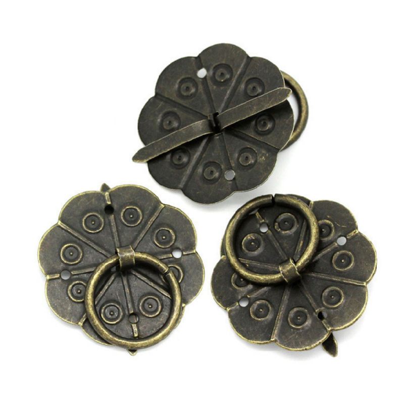 Set 10 Tay Nắm Ngăn Kéo Tủ Mini Phong Cách Vintage Sáng Tạo