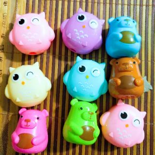 Gọt bút chì hình gấu & cú mèo, chuốt chì hình