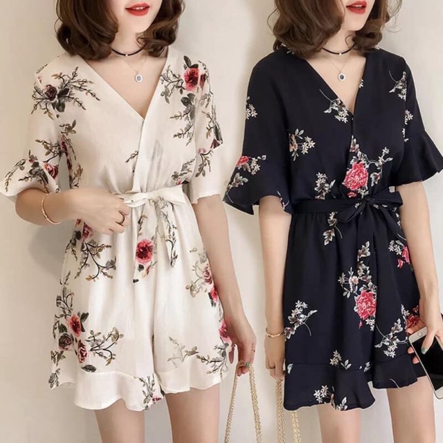 [Hàng oder 10-15 ngày về] JUMSUIT hoa