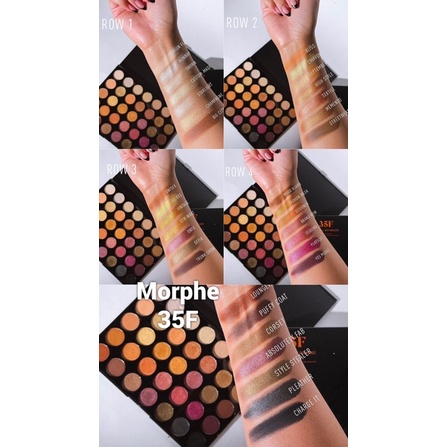 Bảng phấn Morphe 35 ô (35O3, 35G, 35F, 35M, 35XO) | BigBuy360 - bigbuy360.vn