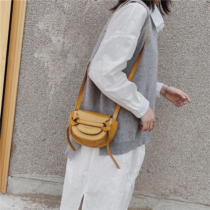 Túi đeo chéo JASMIN NOIR bằng da PU mini phong cách dễ thương thời trang