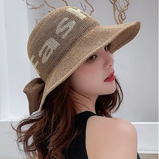 Mũ Cói Rộng Vành In Chữ FASHION, Mũ Cói Đi Biển Mẫu Mới