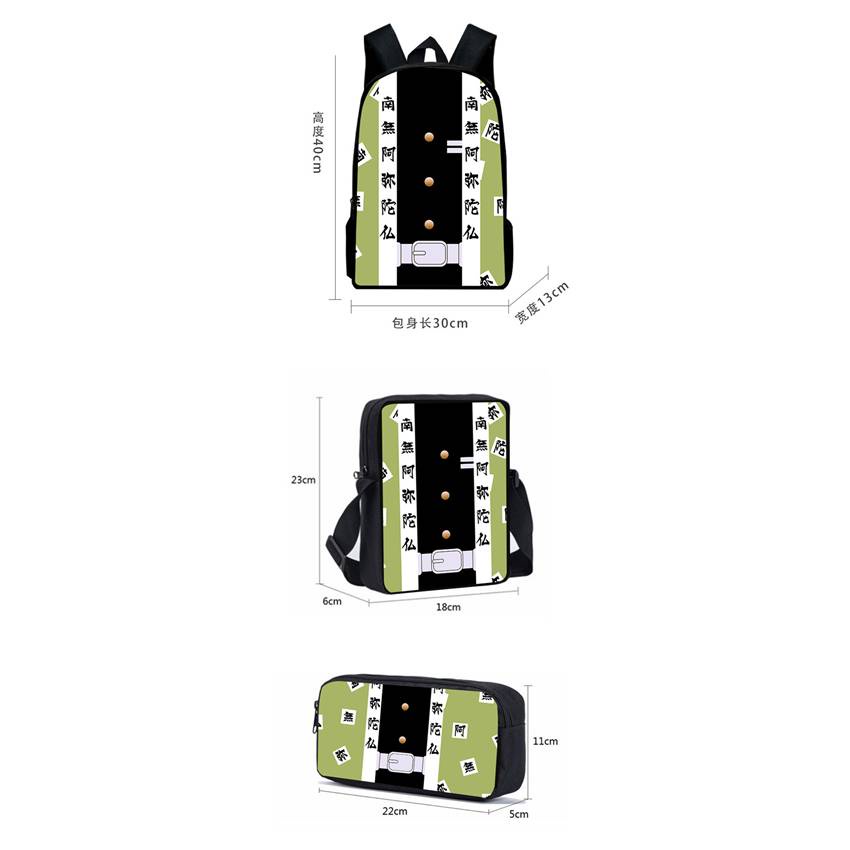 Poppy playtime Ba Lô Đi Học Cỡ Lớn Ba Món Có Ngăn Đựng Bút Chì Cho Học Sinh