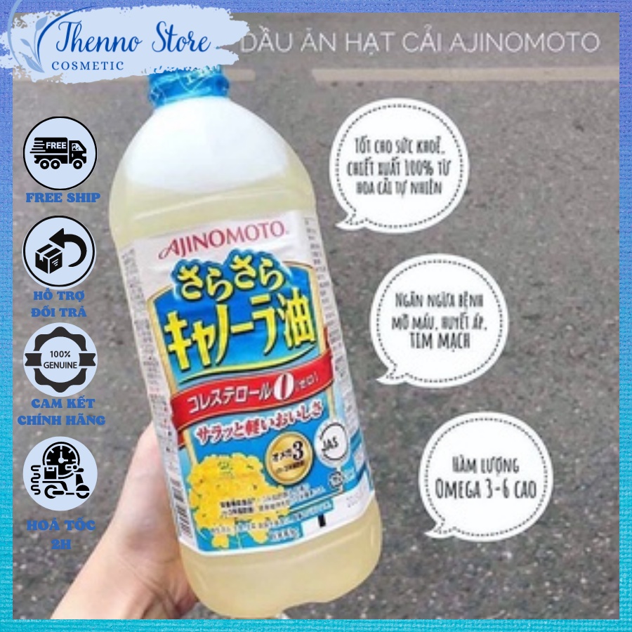 Dầu ăn Hoa Cải Ajinomoto Nhật Bản 1L