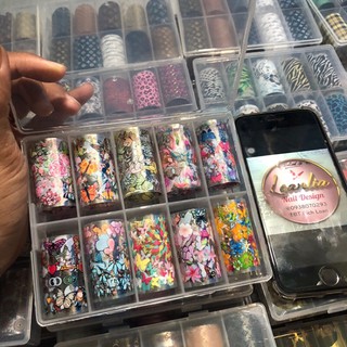 set 10 mẫu foil dán đủ mẫu