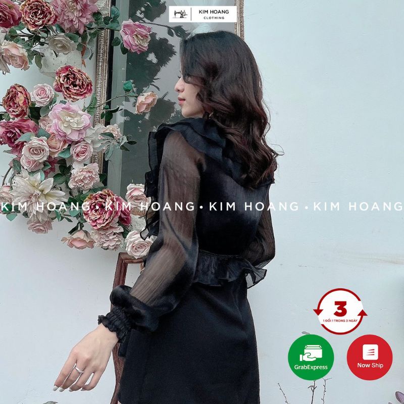 Áo bèo nhún sang chảnh