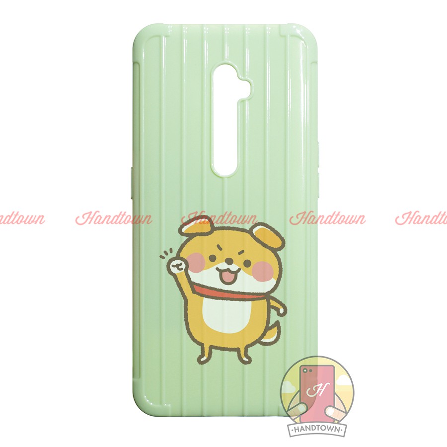 Ốp Lưng TPU Dẻo Vali Chất Sọc Dành Cho Oppo Reno 2 In Hình