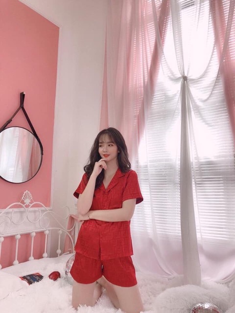 BỘ LỤA GẤM HOT HIT ÁO CỘC QUẦN CỘC