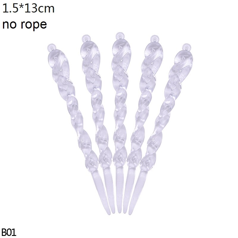 Set 12 Phụ Kiện Trang Trí Cây Thông Giáng Sinh Bằng Đá Nhân Tạo