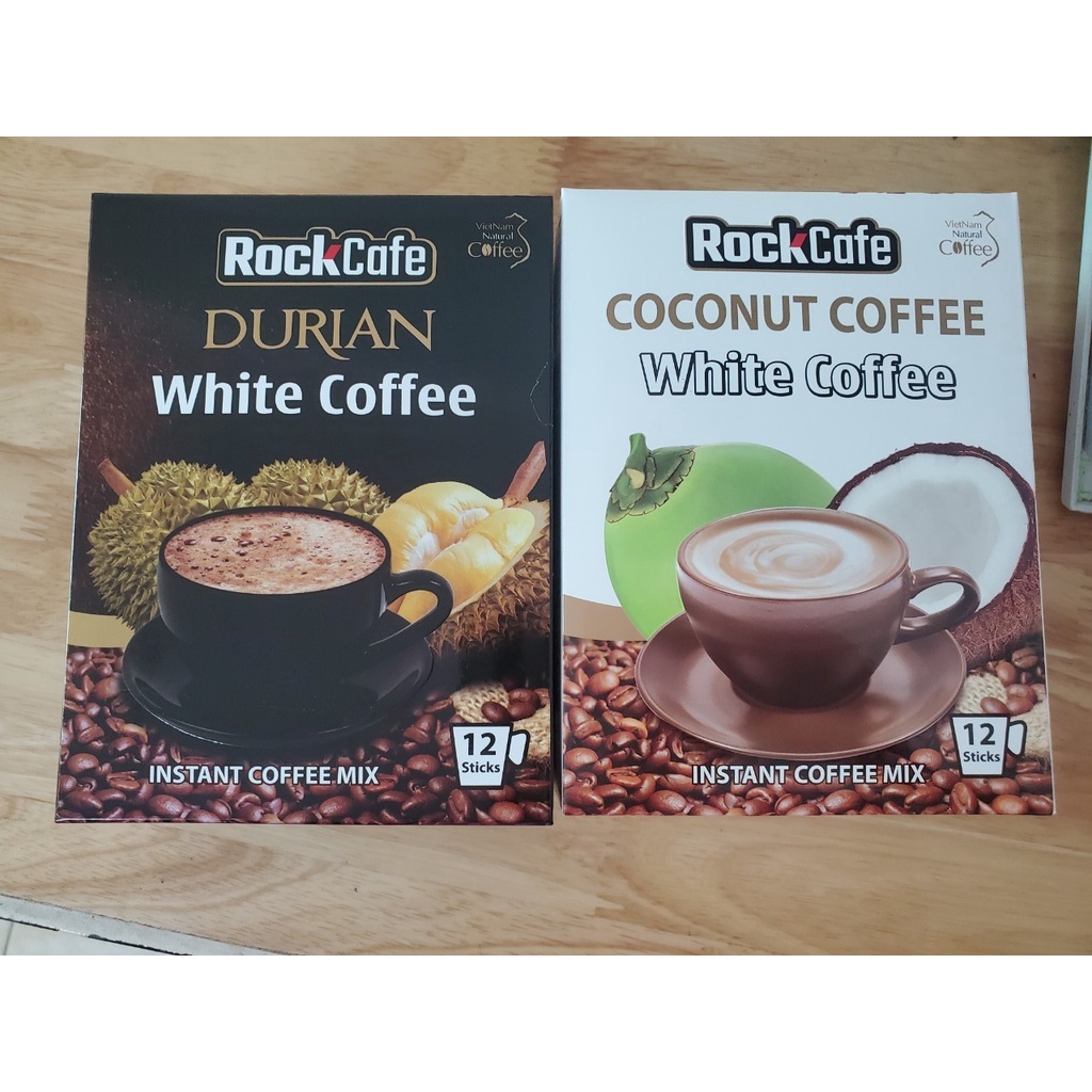 Cà phê rock sầu riêng hộp 240gram