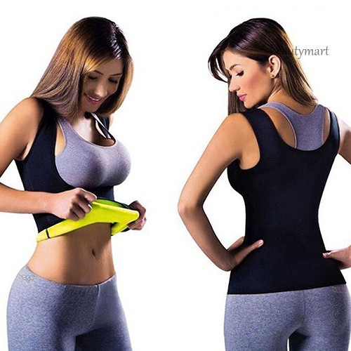 [Hàng mới về] Áo tank top giúp định hình cơ thể đốt cháy mỡ thừa chăm sóc vòng ngực mặc tập yoga/thể hình