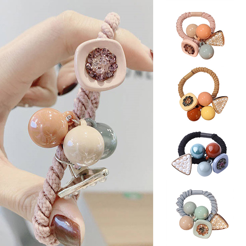 Dây Buộc Tóc Thiết Kế Đơn Giản Phong Cách Hàn Quốc Cho Nữ