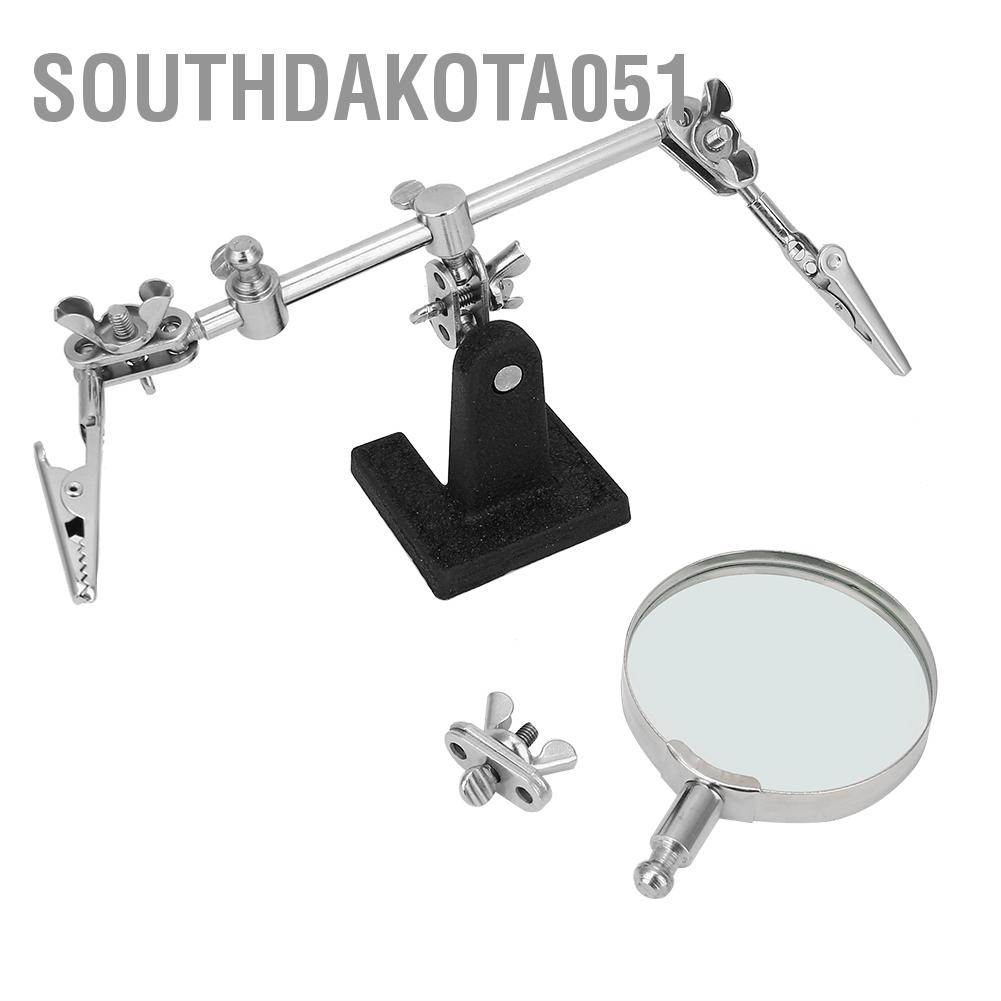 Giá Đỡ Hàn Điện Tử Cầm Tay DIY Kính Phóng Đại 5X