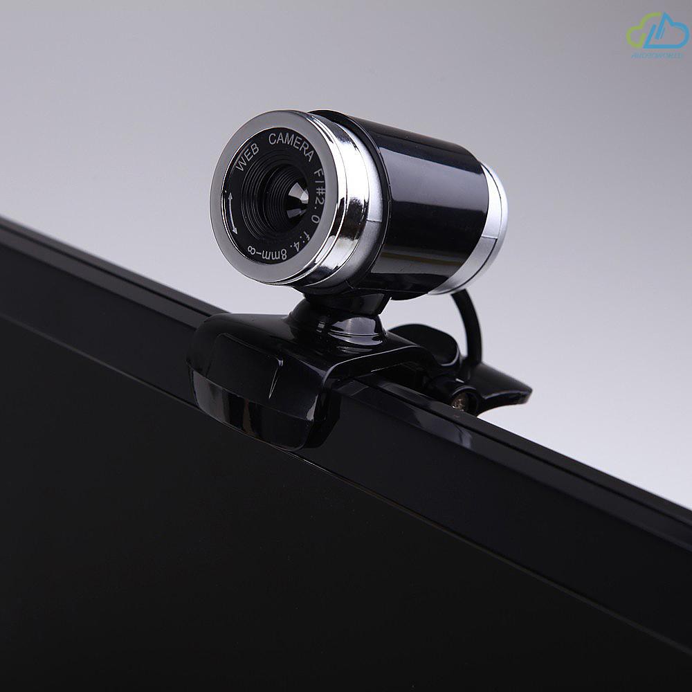 Webcam Usb 2.0 0.3 Triệu Pixels Có Thể Xoay 360 Độ Dành Cho Máy Tính / Laptop