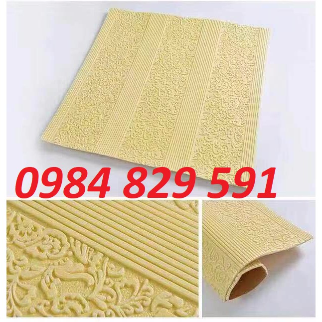 Siêu Rẻ_Xốp Dán Tường 3D Họa Tiết Cổ Điển
