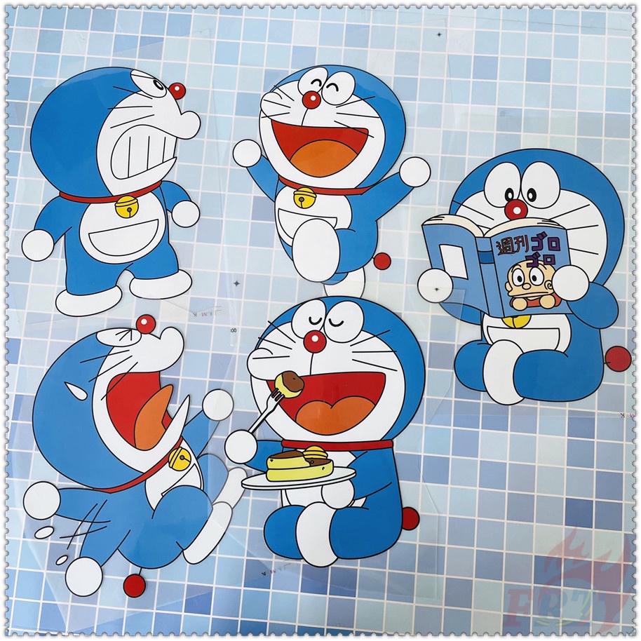 ✪ Sticker Dán Tường Hình Doraemon ✪ 1 Miếng Dán Trang Trí Công Tắc Nhiệt