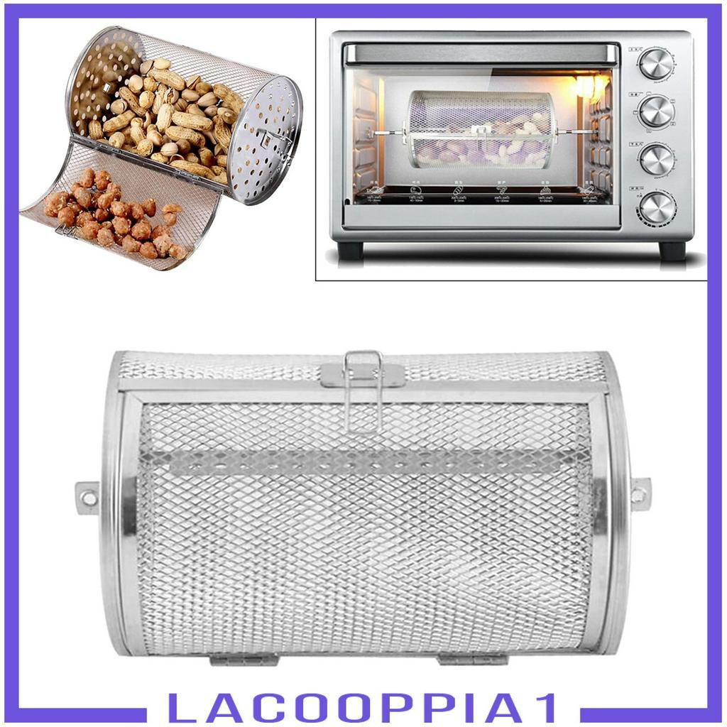 1 [Lacooppia] 1 Vỉ Nướng Bằng Thép Không Gỉ Màu Bạc Dùng Cho Lò Vi Sóng