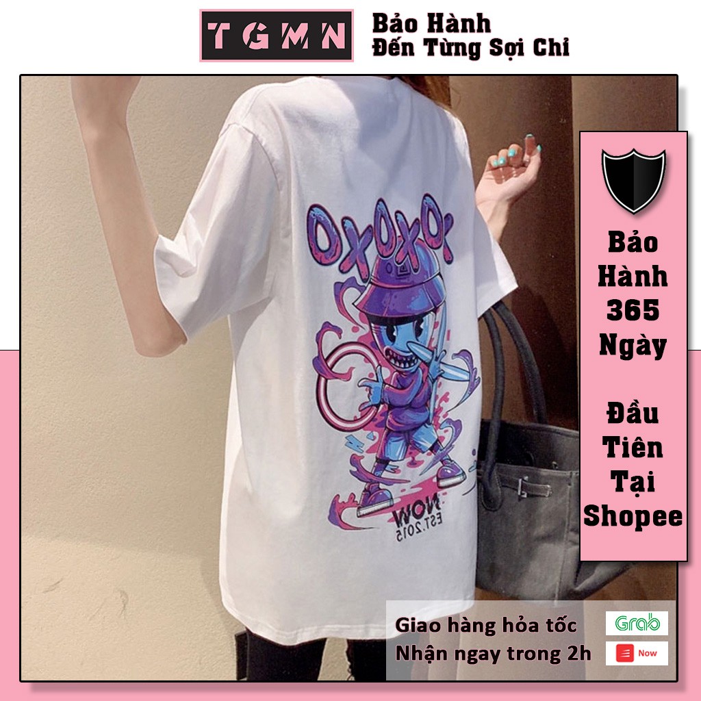 [BÁN LỖ lấy Sao] Áo Thun Unisex Form Rộng XO NOW SAI.GON. Ulzzang Unisex TGMN