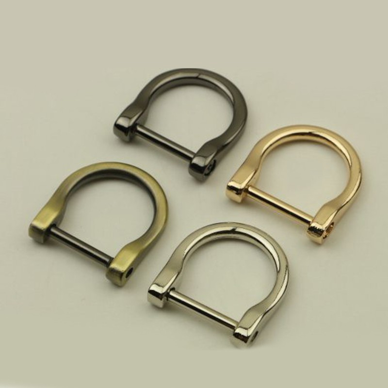 Khóa Túi Chữ D Bằng Kim Loại DIY Tiện Dụng