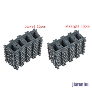 Bộ 10 mô hình đường ray đường ray xe lửa thẳng và cong dùng để lắp ráp