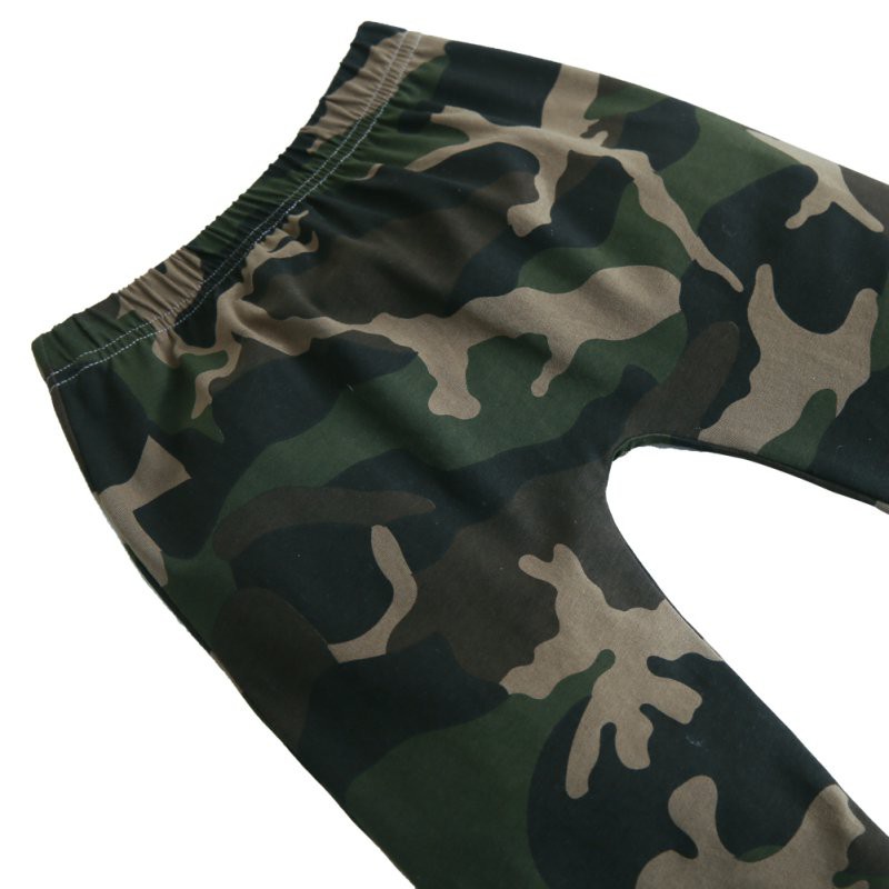 Set áo thun tay ngắn và quần dài kèm băng đô hoạ tiết rằn ri cho bé gái