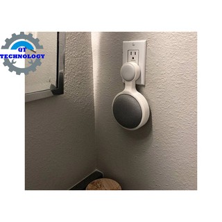 Giá treo tường kèm cắm sạc Google Home Mini-Ảnh Thật.