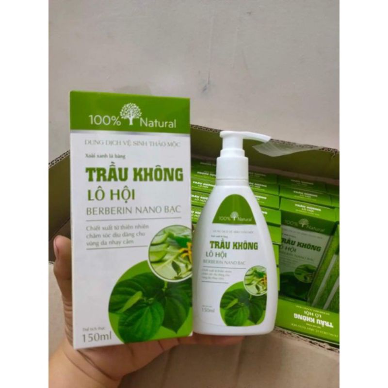 Dung dịch vệ sinh trầu không lô hội 150 ml