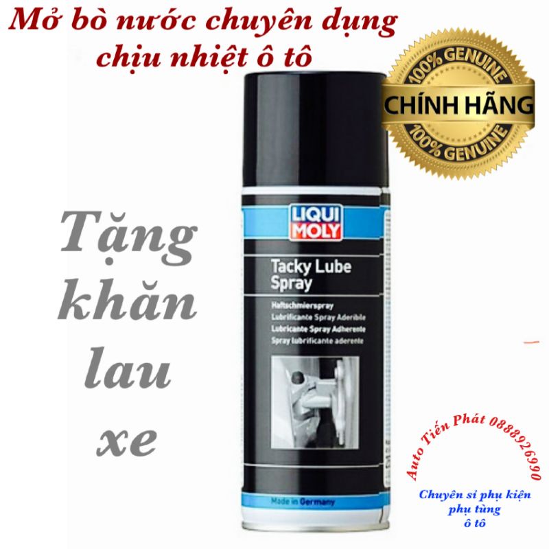 Mở bò nước chịu nhiệt ô tô-liqui moly 2482, 400ml Đức(Quà tặng)