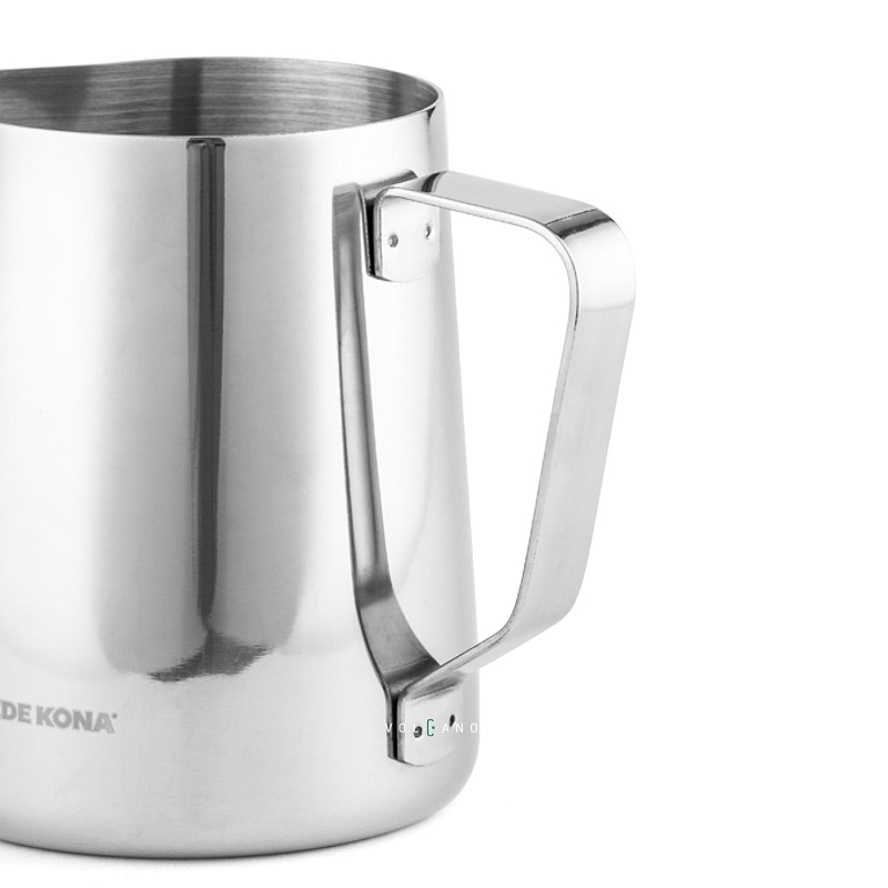 Volcano Ca đánh sữa, ca đánh sữa inox, ca đánh sữa mũi bằng, ca đánh sữa chuyên nghiệp