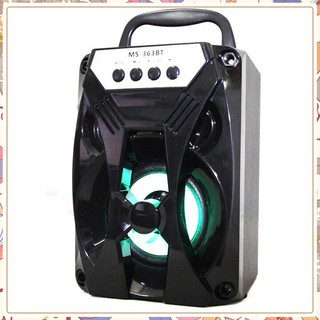 Loa gỗ bluetooth ms-363bt xách tay