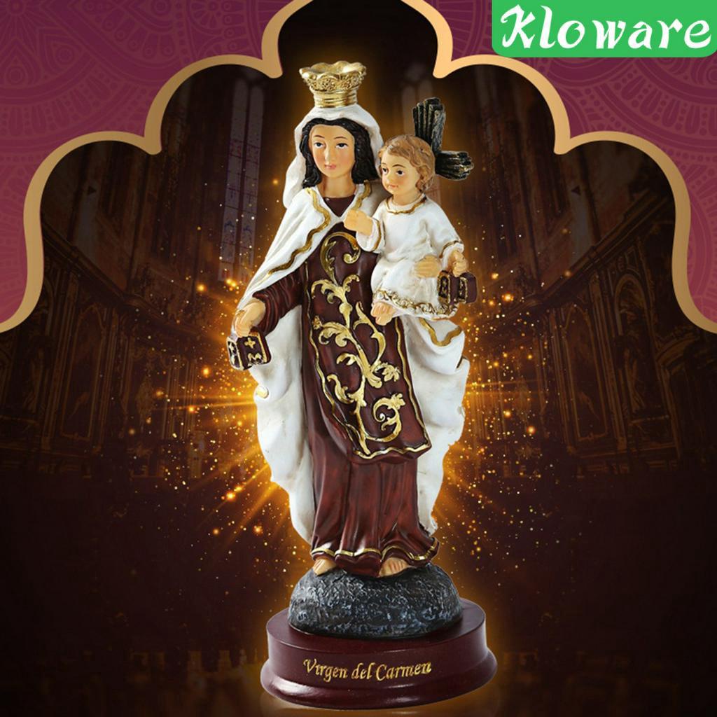 Mô Hình Tượng Công Giáo Đức Mẹ Mary Madonna Bằng Nhựa Resin