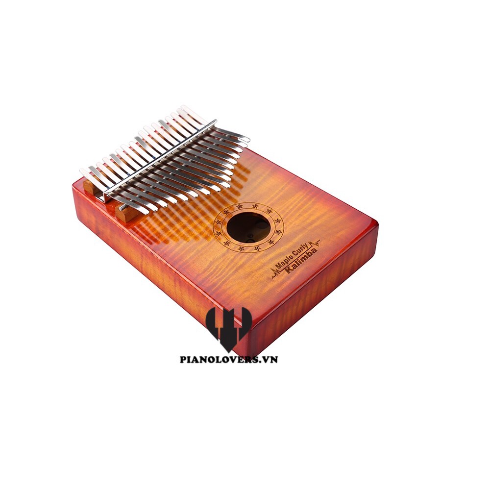 ( SẴN ) Đàn Kalimba 17 phím Gecko MC-S Gỗ Mahogany Tặng Kèm Kèn Harmonica đủ màu cao cấp - HÀNG CÓ SẴN