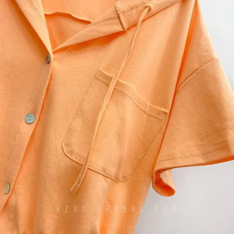 Áo Thun Cotton Tay Ngắn Có Mũ Trùm Đầu Phong Cách Đường Phố Mùa Hè Cho Bé Gái 7-13 Tuổi