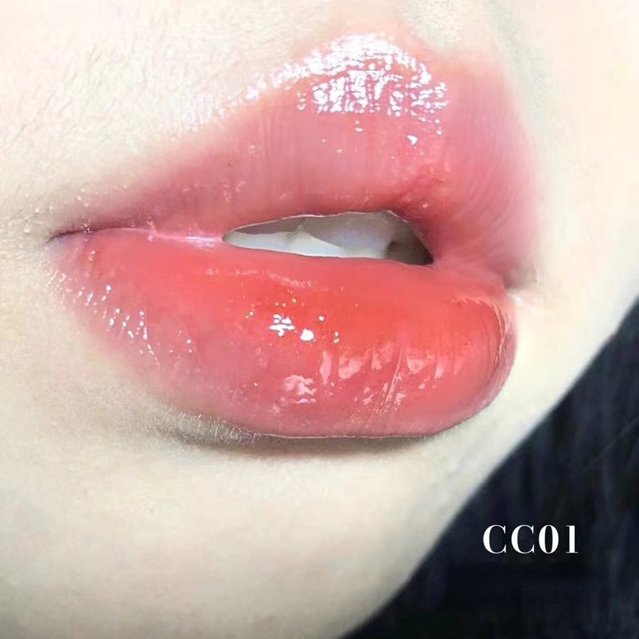Son Môi Bóng Dưỡng Ẩm Hiệu Ứng Gương Thiết Kế Hình Động Vật Dễ Thương
